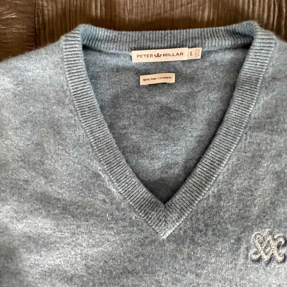 Scotty Cameron Peter Millar Cashmere sweater V neck